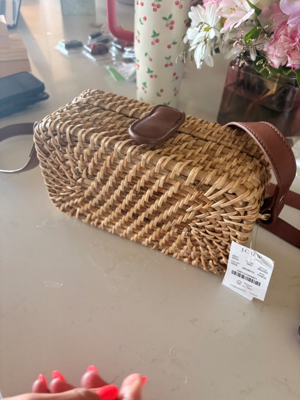 J.Crew Rattan Crossbody Bag - Picture 6 of 6
